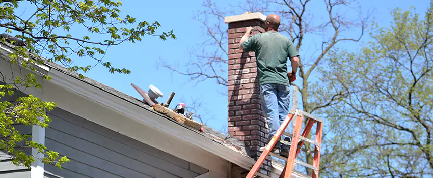 Vinyl and PVC Chimney Flashing Installation in Tahlequah, OK