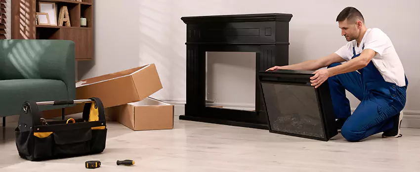Old Rusted Metal Fireplace Repair And Replacement in Tahlequah, OK