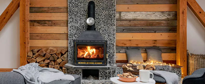 Thelin Hearth Products Direct Vent Gas Stove Fireplace Inspection in Tahlequah, Oklahoma